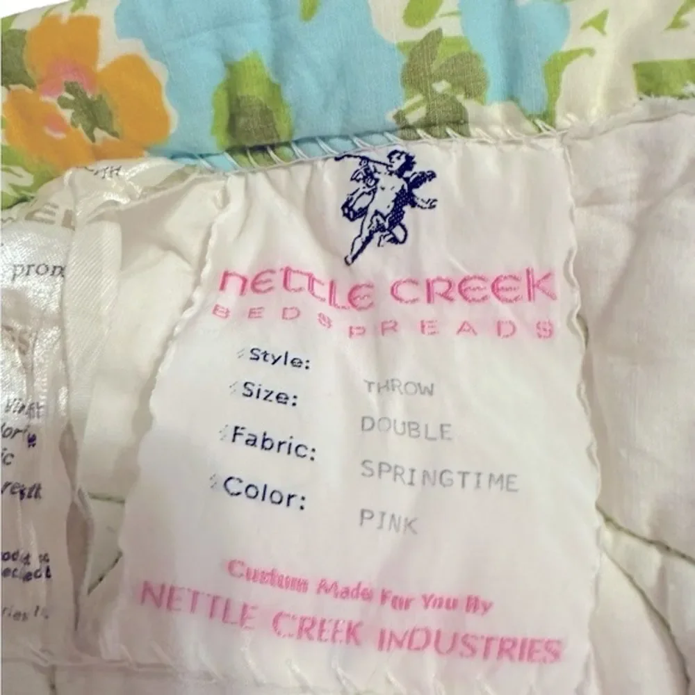 Nettle Creek Bedspread Full Springtime Bedspread VTG